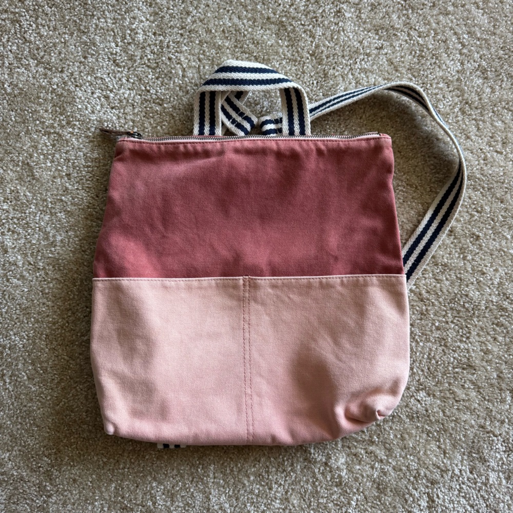 Two-Tone Pink Backpack